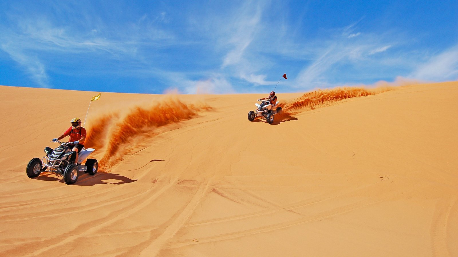 Quad Coucher du Soleil Plage